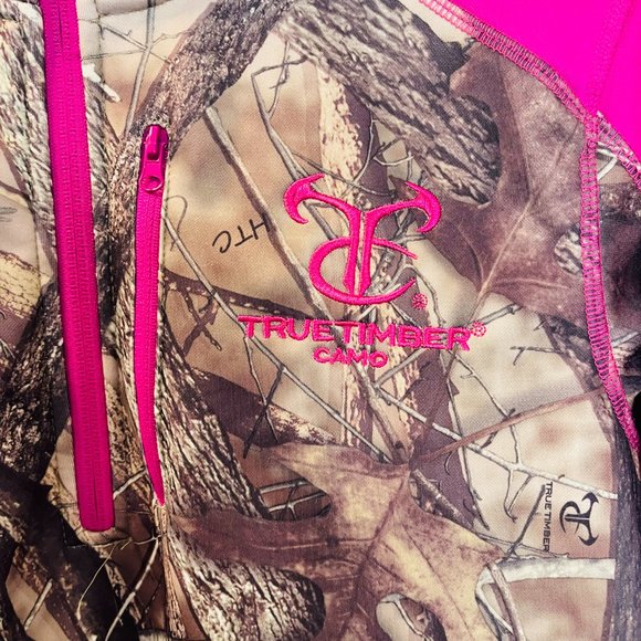 Truetimber Pink/ purple Camo Pullover Jacket Sz small - Picture 2 of 15